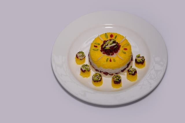 Zereshk Polo Rice.