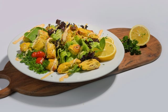 Chicken On Salad.