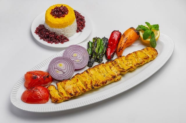 Zereshk Polo (White Meat).