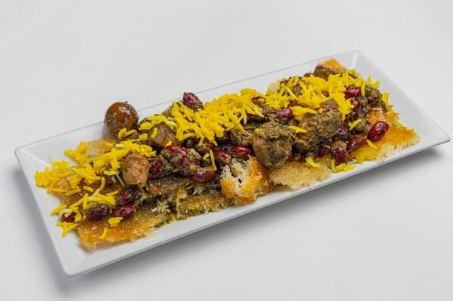 Ghorme Sabzi Tahdig.