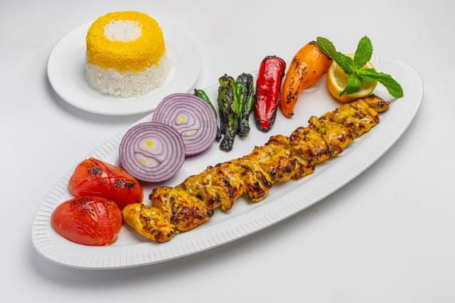 Chicken Leg Kebab.