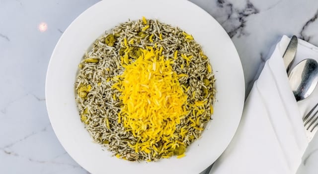 Baghali Rice.